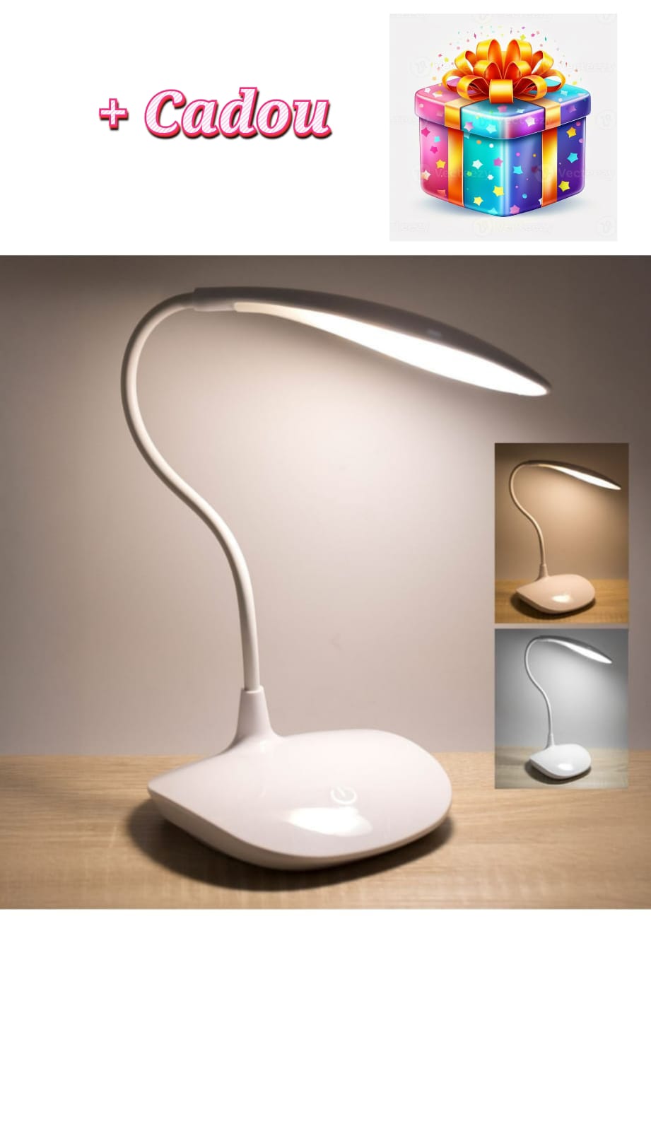 Lampa de birou cu led functie tactila si usb