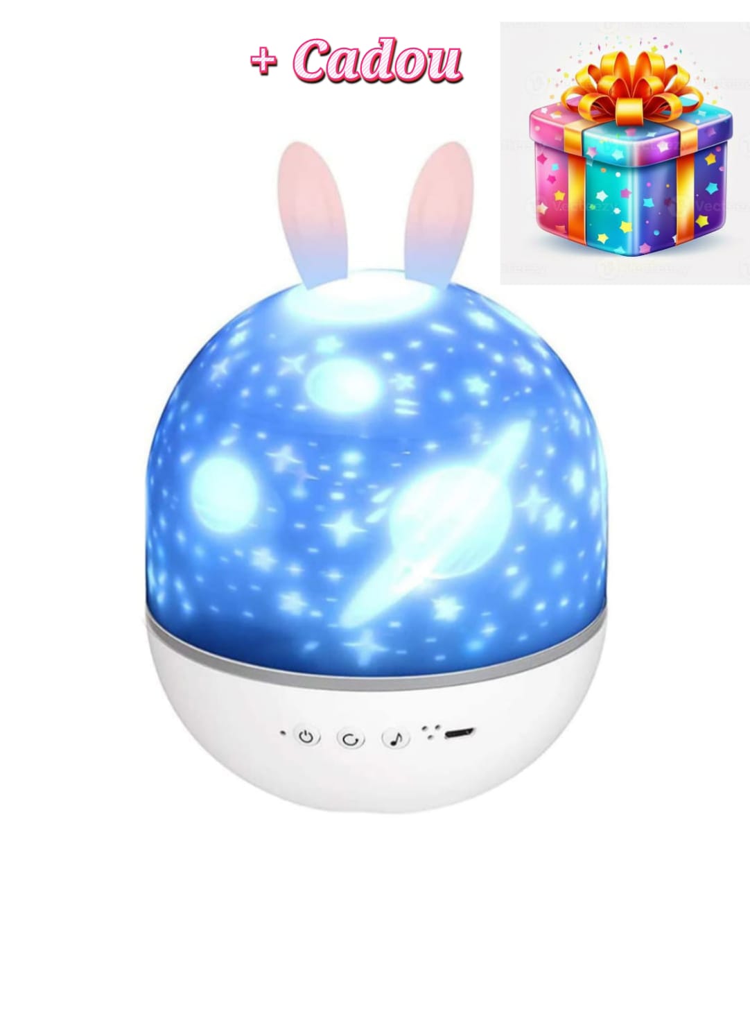 Lampa muzicala de veghe cu telecomanda