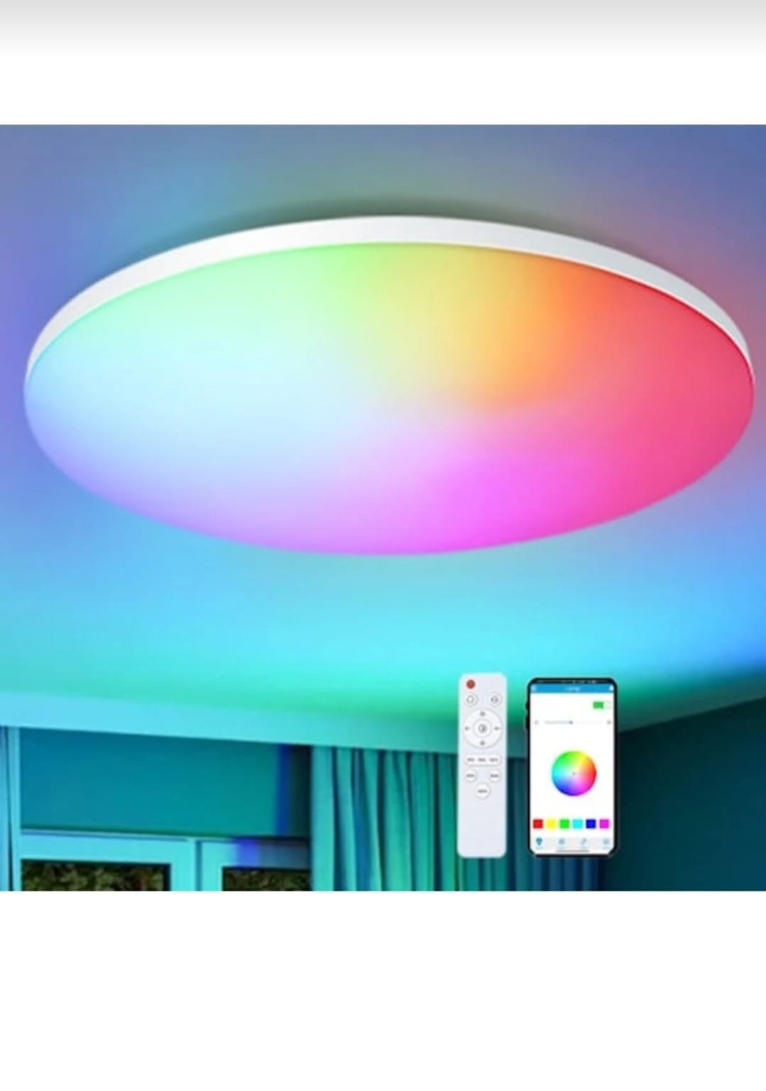 Lampa de tavan inteligenta led cu telecomanda