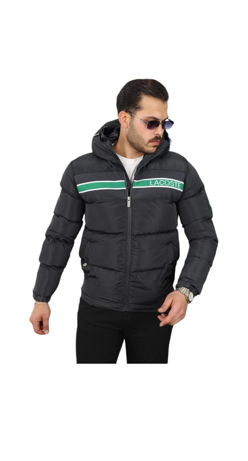 Geaca LACOSTE Negru