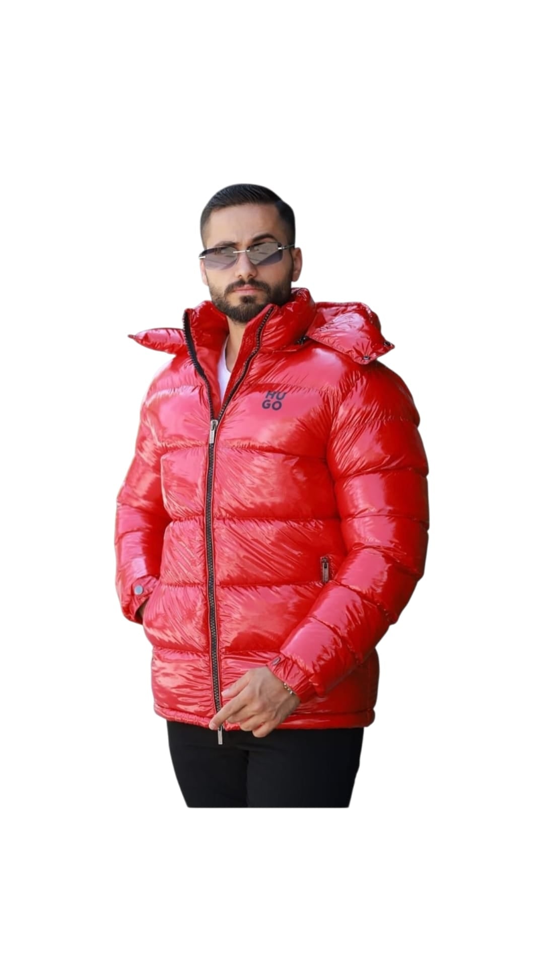 Geaca HUGO BOSS M3 Rosu+un cadou